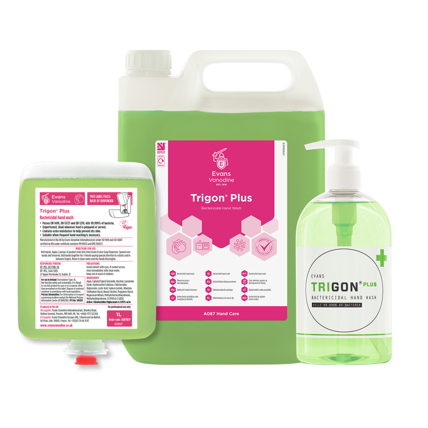 Trigon® Plus Bactericial Hand Wash
