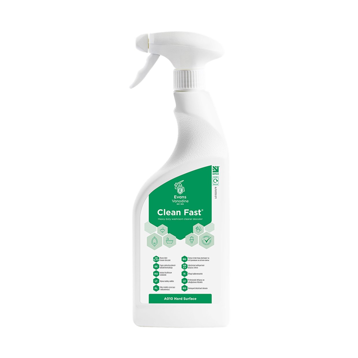 Clean Fast Heavy Duty Washroom Cleaner