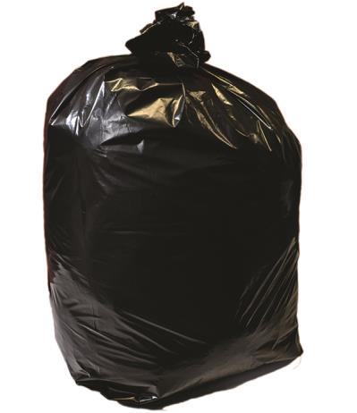20kg Extra Heavy Duty Black Compactor Sacks