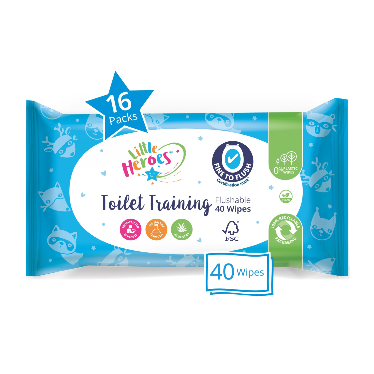 Little Heroes® Biodegradable Baby Wipes