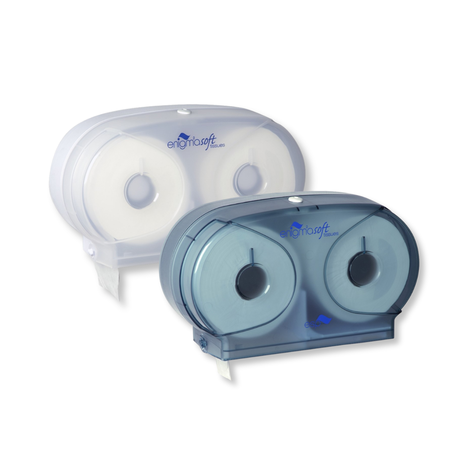 Twin Micro Toilet Roll Dispenser